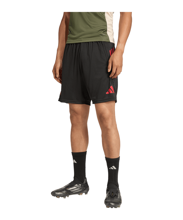adidas FC Bayern München Tiro25 European Competition Training Short 2025/2026 Schwarz - schwarz