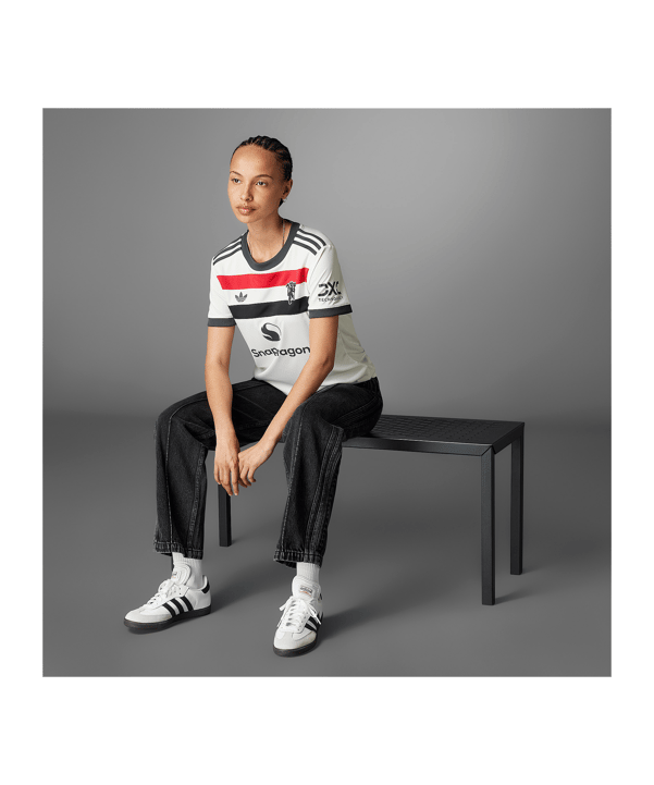 adidas Originals Manchester United Trikot 3rd Damen Weiss - weiss