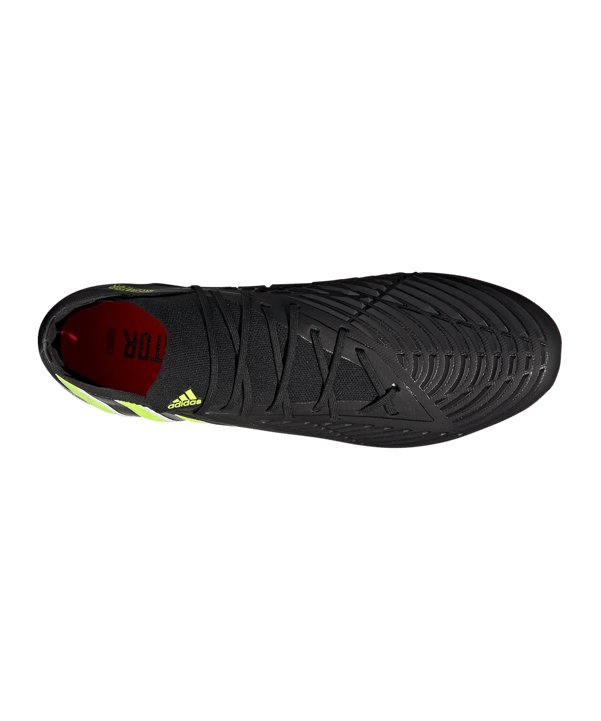 adidas Predator EDGE.1 L FG Shadowportal Schwarz Gelb - schwarz
