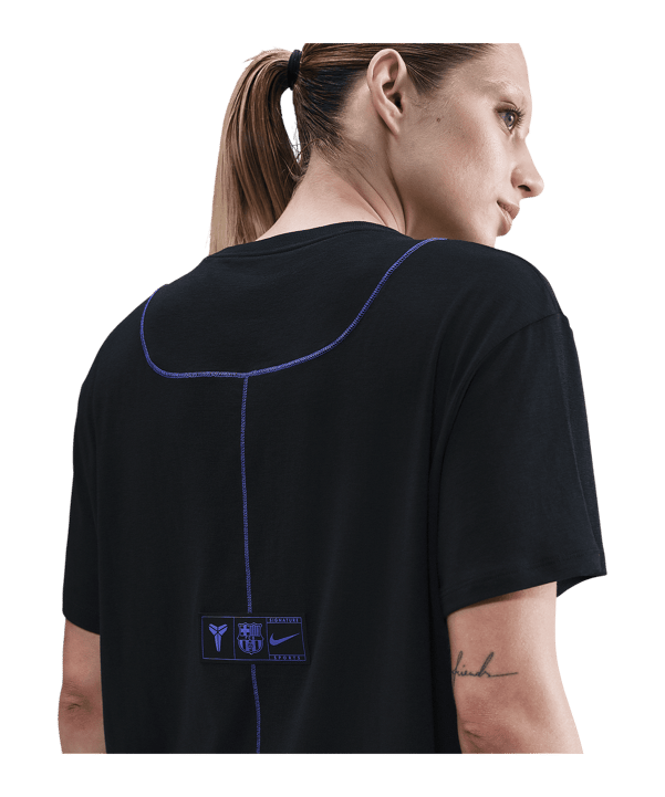 Nike FC Barcelona One Relaxed T-Shirt Damen Schwarz F010 - schwarz