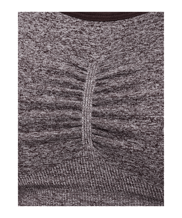 Hummel CI Seamless Scrunch Sport-BH Damen Braun F8389 - braun