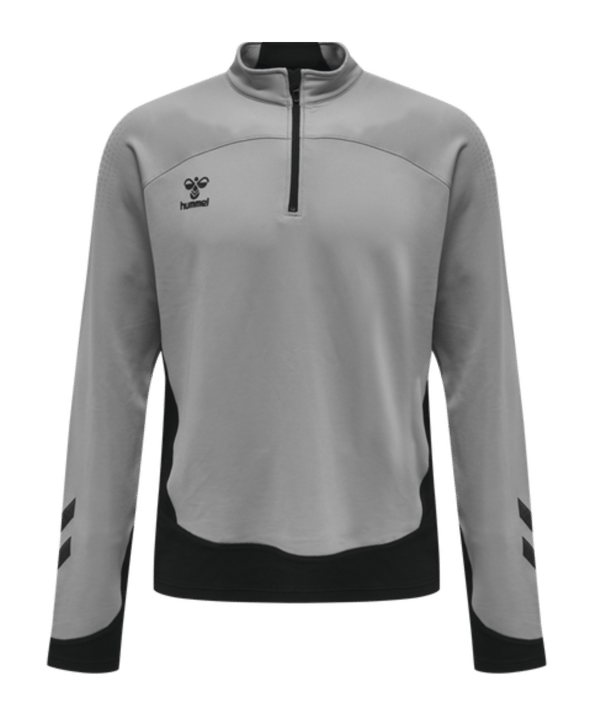 Hummel hmlLEAD HalfZip Sweatshirt Kids Grau F2006 - grau