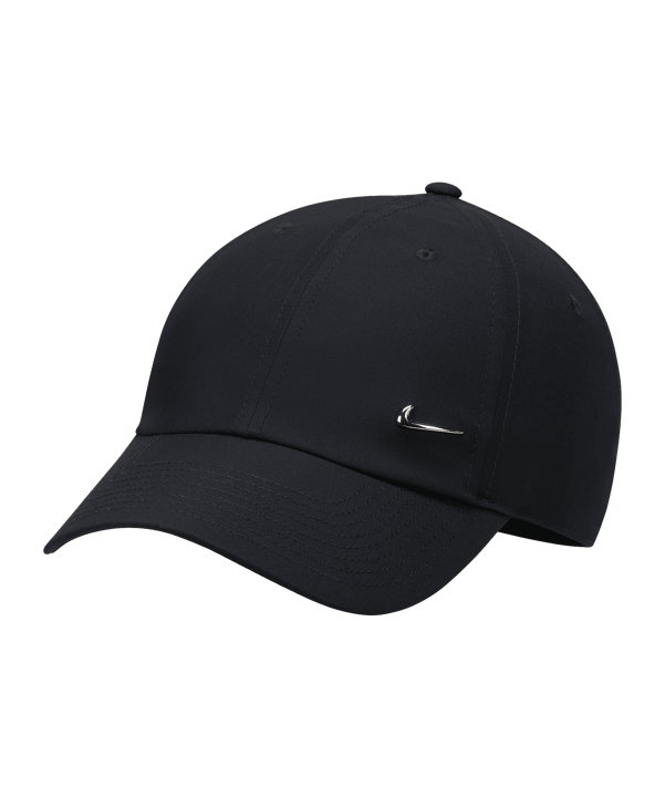 Nike Club Unstructured Metal Swoosh Cap F010 - schwarz