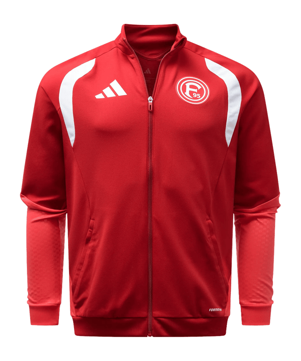 adidas Fortuna Düsseldorf Trainingsjacke Rot - rot