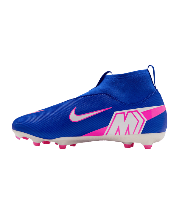 Nike Jr Air Zoom Mercurial Superlfy X Academy FG/MG Attack Kids Blau F446 - blau