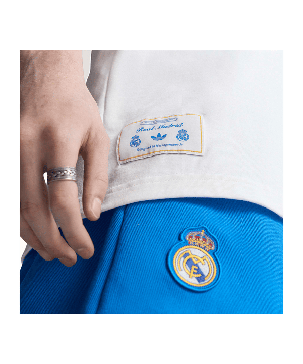 adidas Real Madrid Icon T-Shirt Weiß - weiss