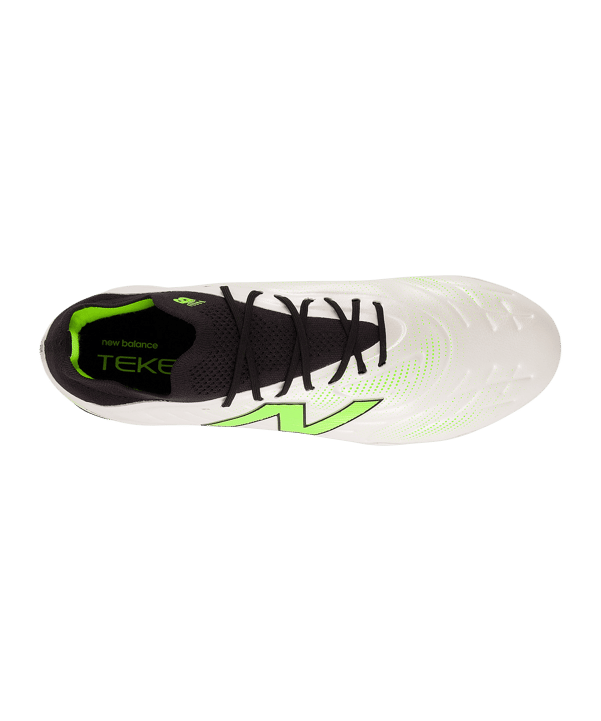 New Balance Tekela Pro Low Laced v5 FG Lime Light Weiß - weiss