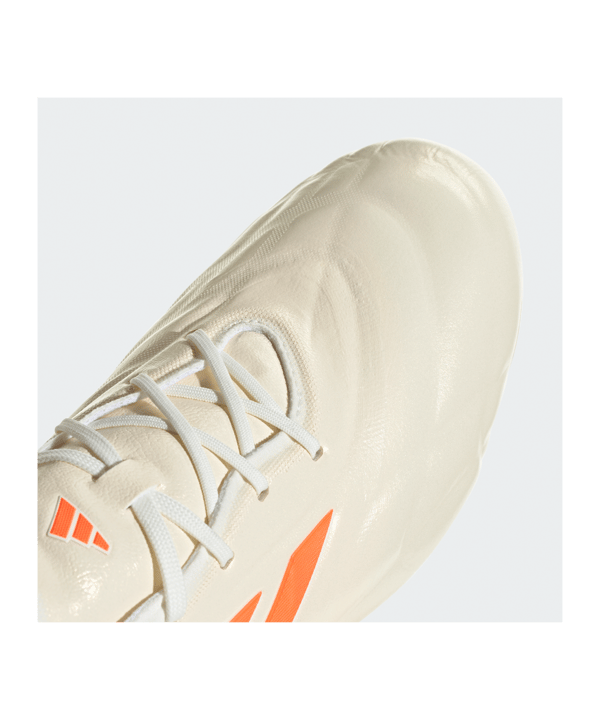 adidas COPA Pure.1 FG Heatspawn Weiss Orange - weiss
