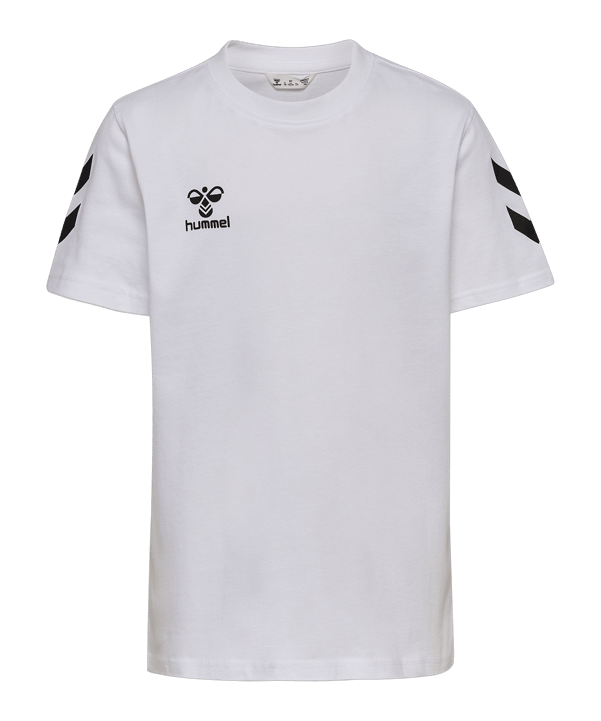 Hummel Go 2.0 Chevron T-Shirt Kids Weiß F9001 - weiss