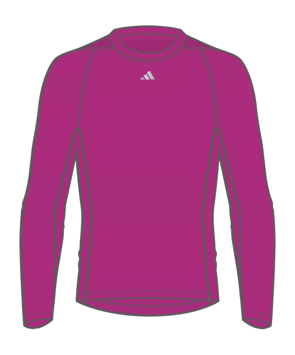 adidas Tech Fit Sweatshirt Lila - lila