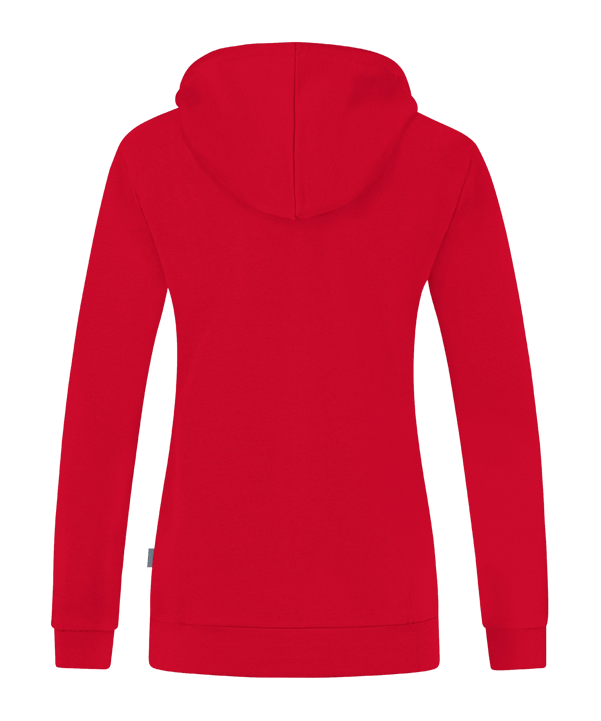 Jako Organic Kapuzenjacke Damen Rot F100 - rot