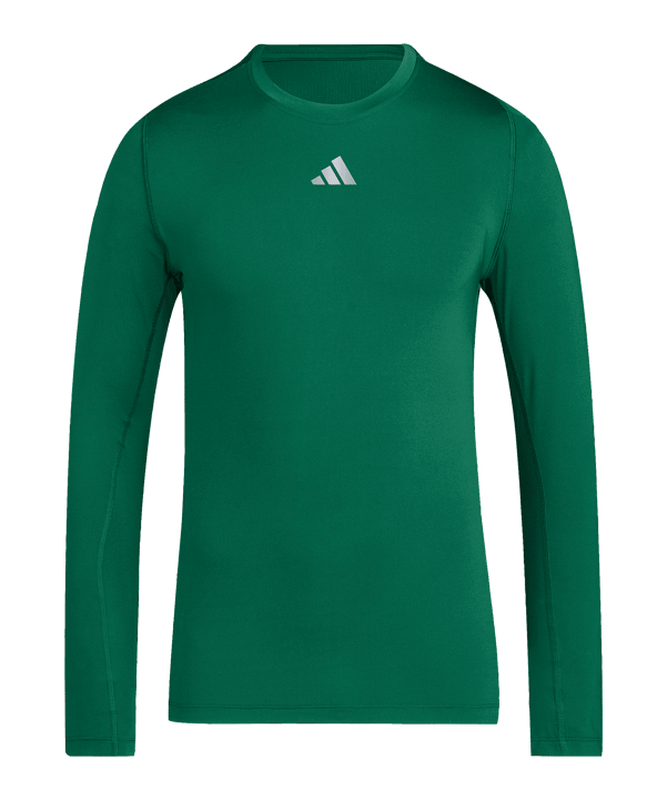 adidas TechFit Longsleeve T-Shirt Grün - gruen
