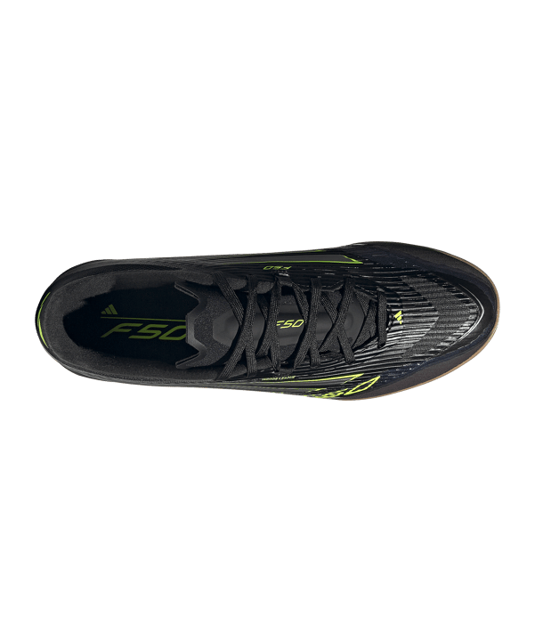 adidas F50 League IN Electric Stealth Schwarz - schwarz