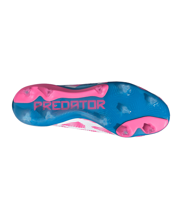 adidas Predator Elite FG Reemergence Weiss Blau - weiss