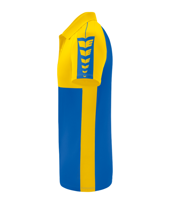 Erima SIX WINGS Poloshirt Blau Gelb - blau