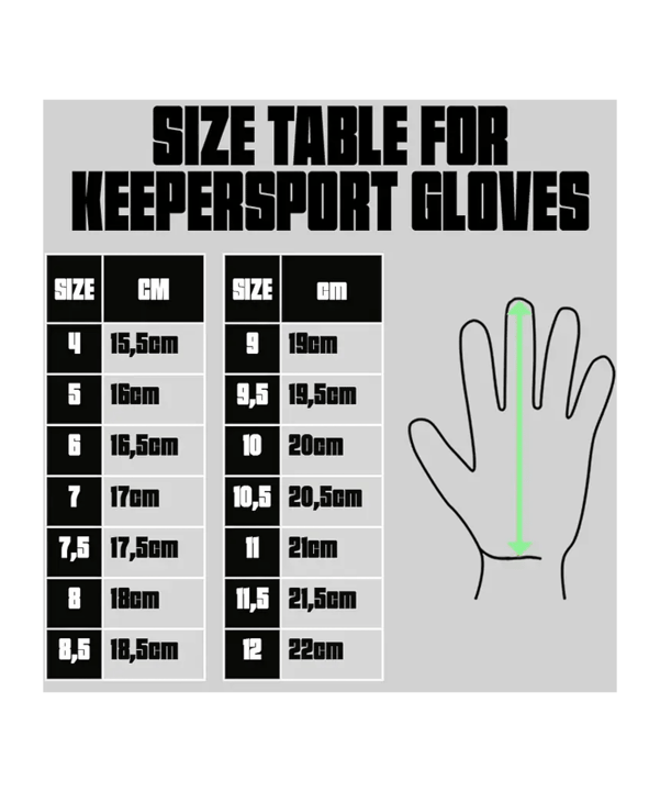 KEEPERsport Hero Elite NC Torwarthandschuhe Gelb - gelb