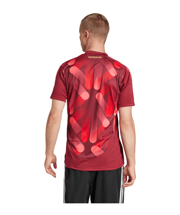 adidas Deutschland Trikot Auswärts EM 2025 Rot - rot