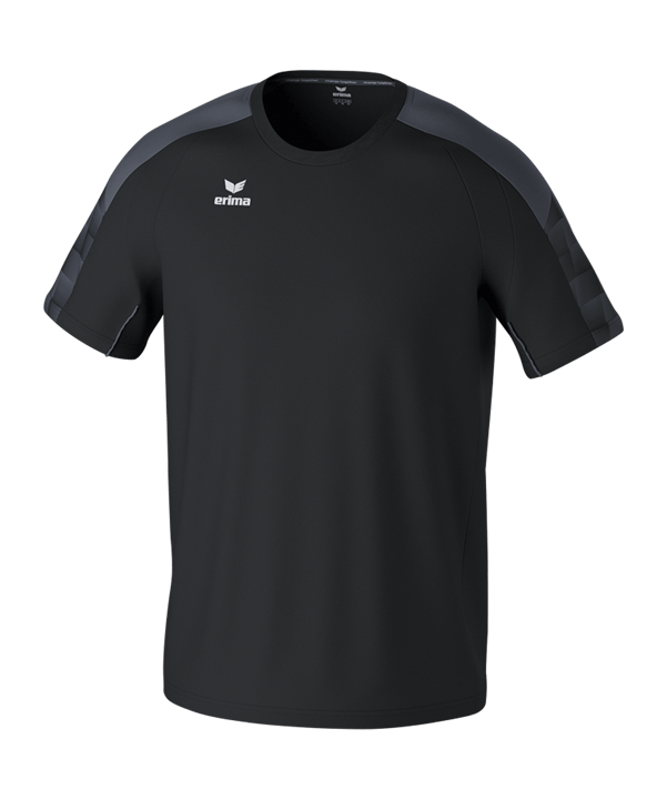 Erima EVO Star T-Shirt Kids Schwarz Grau - schwarz