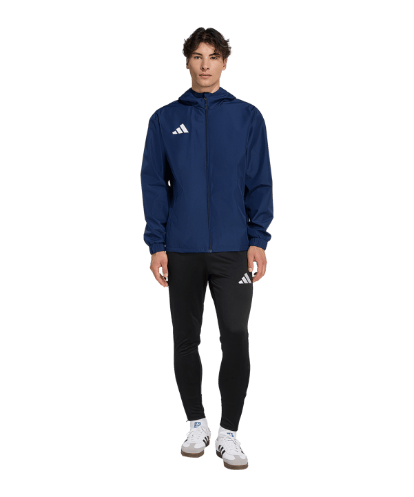 adidas Entrada 26 Regenjacke Dunkelblau - blau