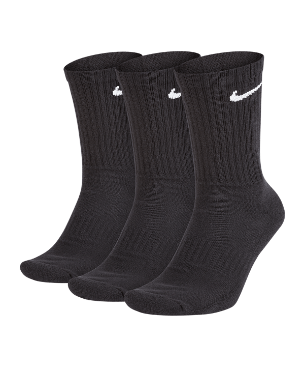 Nike Everyday Cushion Crew 3er Pack Socken F010 - schwarz