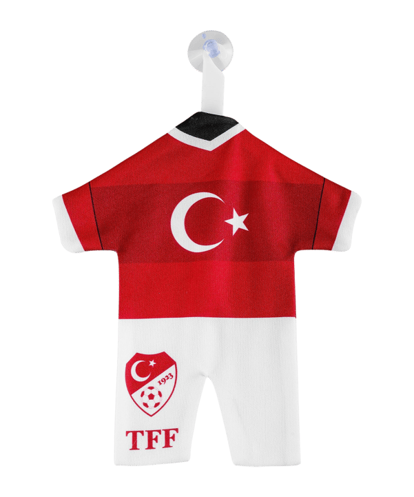 Türkei TFF Minitrikot Away EM 2024 Rot - rot