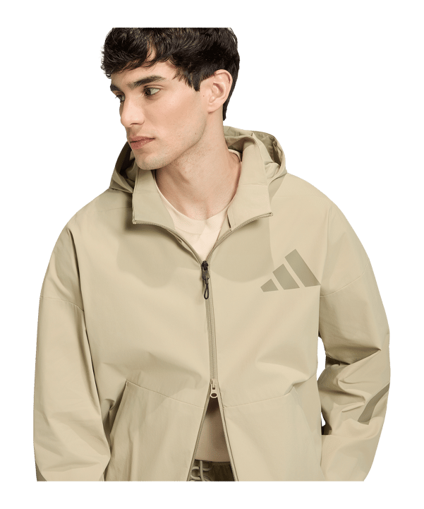 adidas Z.N.E Woven Jacke Braun - braun