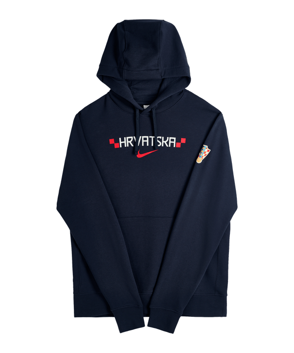 Nike HNS Kroatien Club Hoody Blau F451 - blau