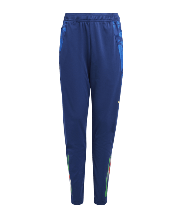 adidas Italien Trainingshose Kids Blau - blau