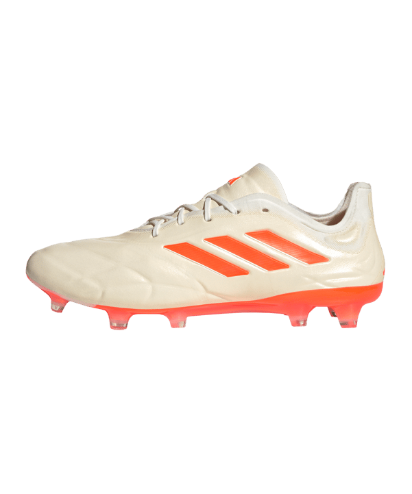 adidas COPA Pure.1 FG Heatspawn Weiss Orange - weiss