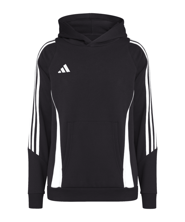 adidas Tiro 24 Hoody Kids Schwarz Weiss - schwarz