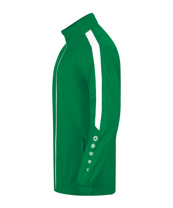 JAKO Power Allwetterjacke Kids Grün Weiss F200 - gruen