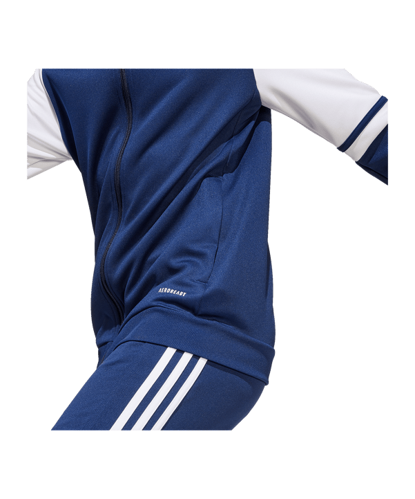 adidas Squadra 25 Kapuzenjacke Kids Blau - blau