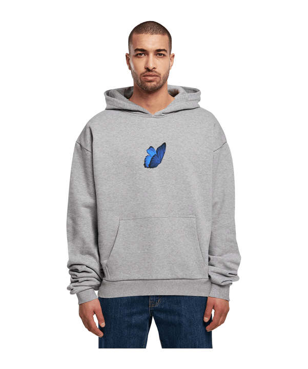 Mister Tee Le Papilloversized Hoody Grau - grau