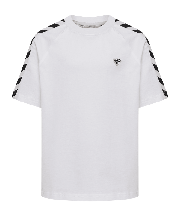 Hummel Archive Loose S/S T-Shirt Kids Weiß F9041 - weiss