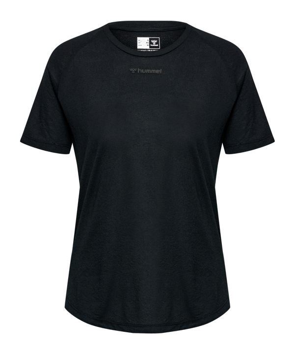 Hummel hmlMT Vanja T-Shirt Damen Schwarz F2001 - schwarz