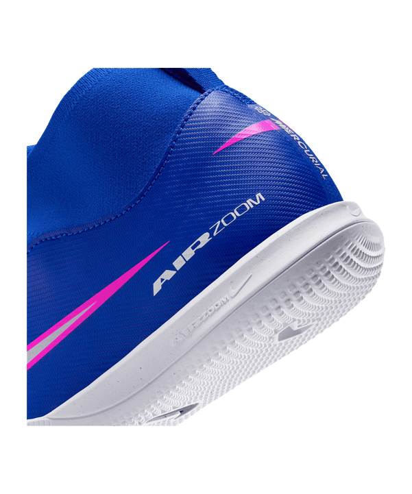 Nike Air Zoom Mercurial Superfly X Academy IN Attack Kids Blau F446 - blau