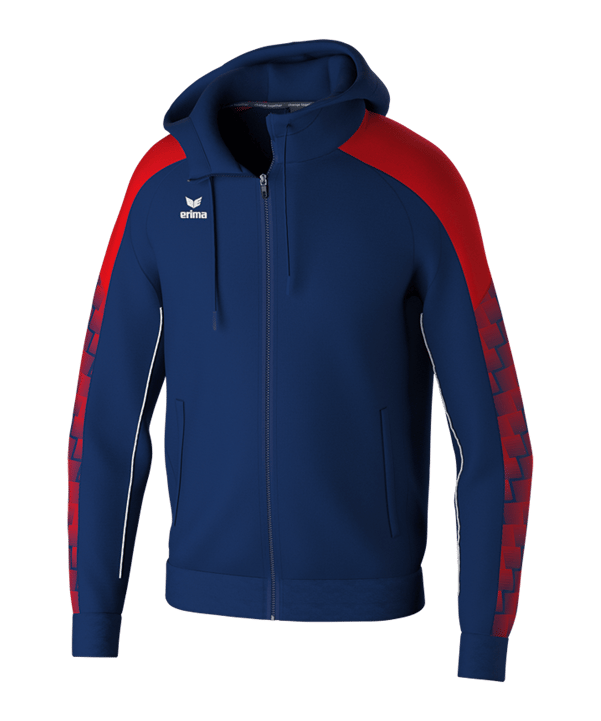 Erima EVO STAR Kapuzenjacke Kids Blau F1032404 - blau