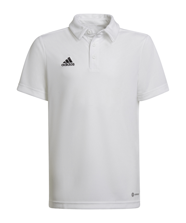 adidas Entrada 22 Poloshirt Kids Weiss - weiss