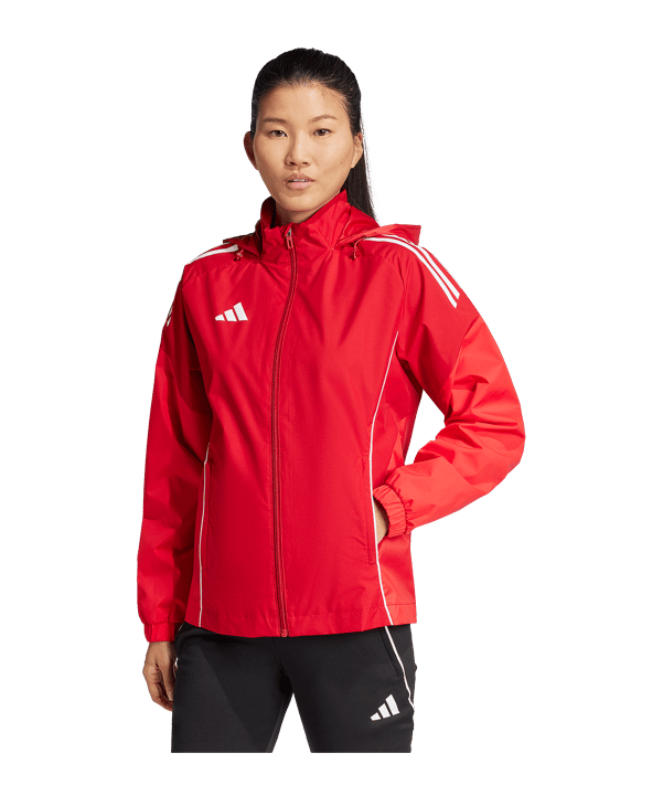 adidas Tiro 25 Competition Regenjacke Damen Rot - rot