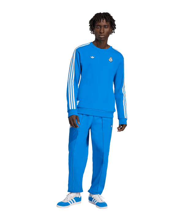 adidas Real Madrid Icon Sweatshirt Blau - blau