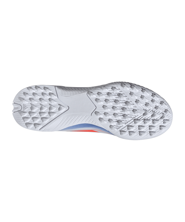 adidas F50 League TF Advancement Kids Weiss Rot - weiss
