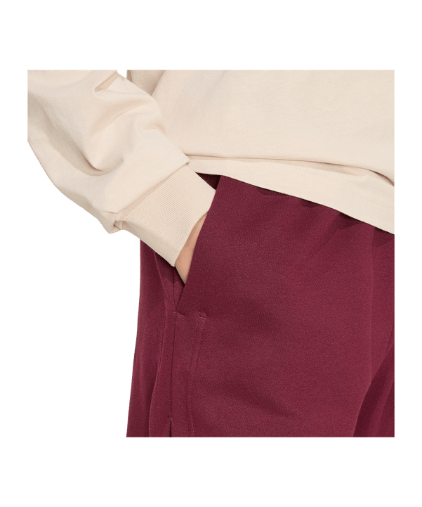 adidas 3 Stripes Studio Short Damen Rot - rot