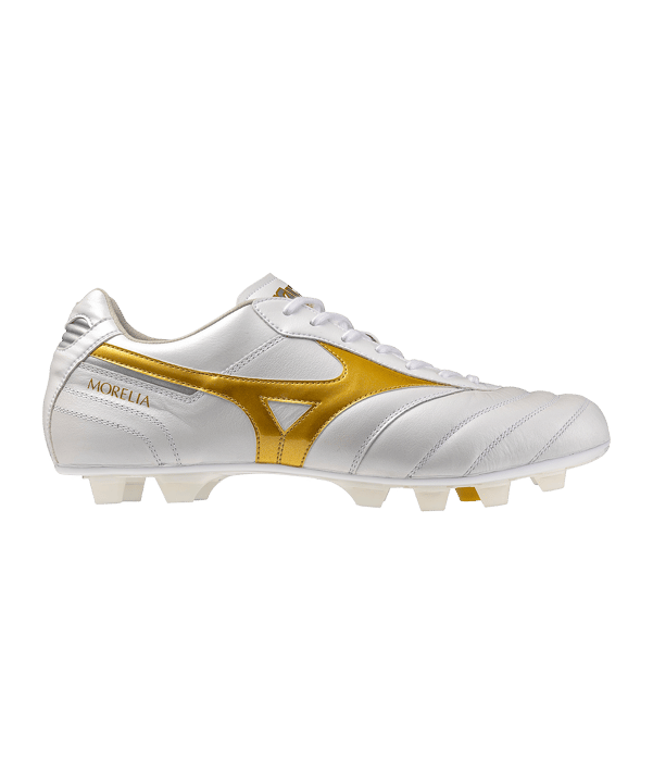 Mizuno Morelia II Elite FG Bright Gold Weiß F50 - weiss