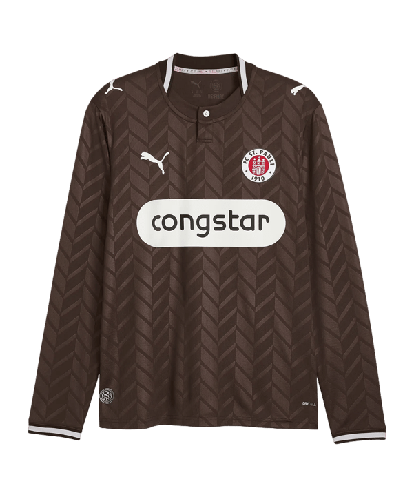PUMA FC St. Pauli Trikot Langarm Home 2026/2027 Braun F01 - braun