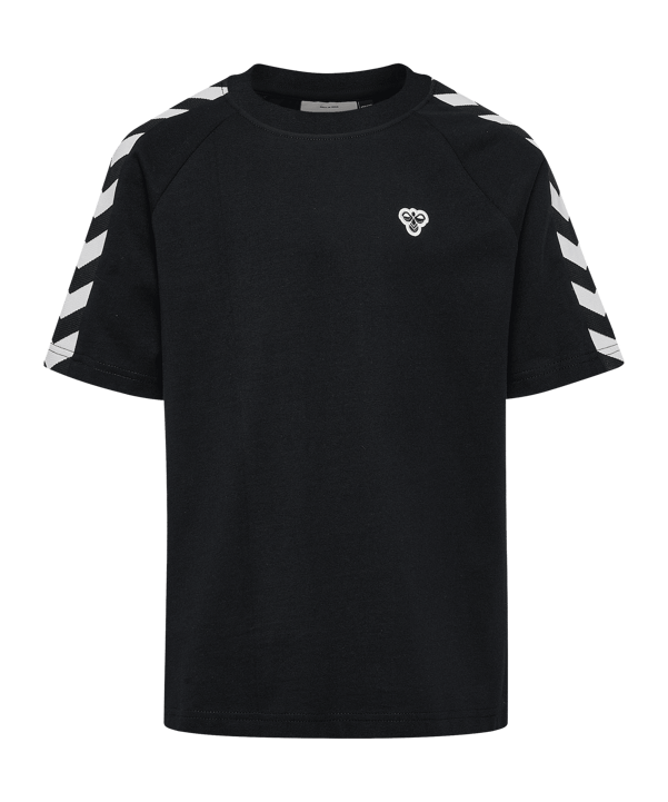Hummel Archive Loose S/S T-Shirt Kids Schwarz F2001 - schwarz