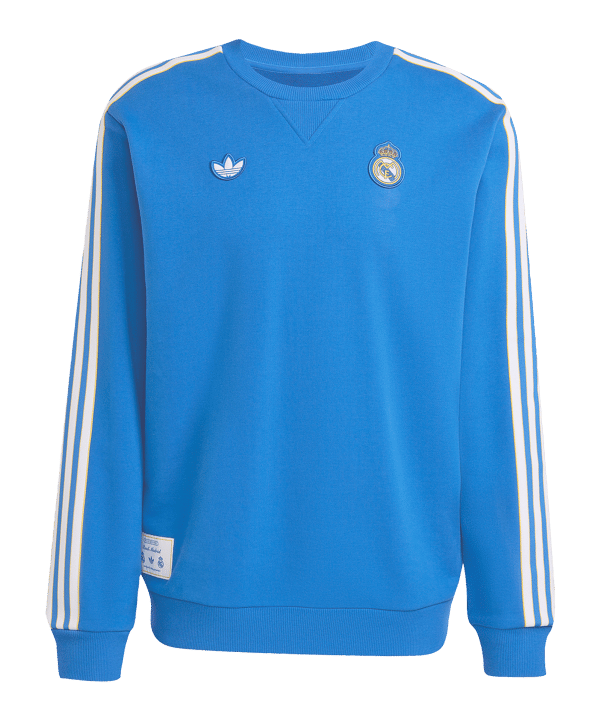 adidas Real Madrid Icon Sweatshirt Blau - blau