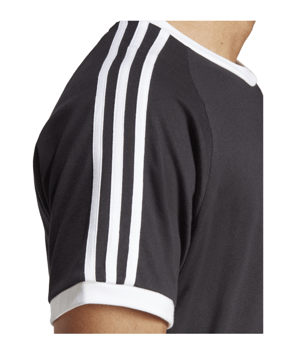 adidas Originals Adicolor Classics 3-Stripes Tee Black - schwarz