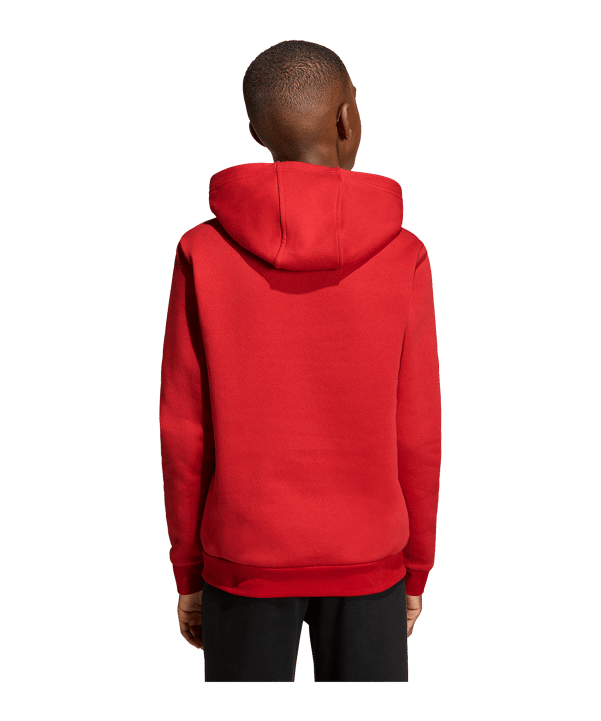 adidas Entrada 26 Hoody Kids Rot - rot