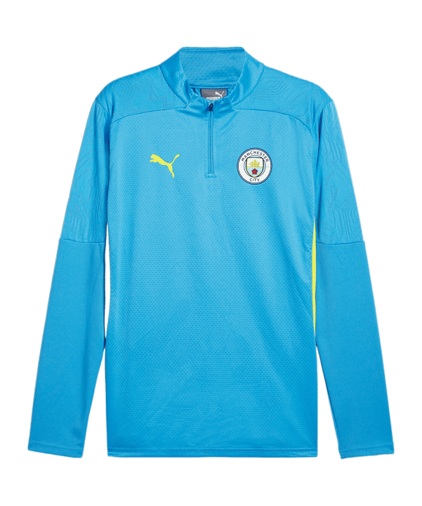 PUMA Manchester City 1/4 Zip Sweatshirt Blau F11 - blau