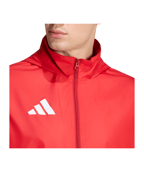 adidas Entrada 26 Regenjacke Rot - rot